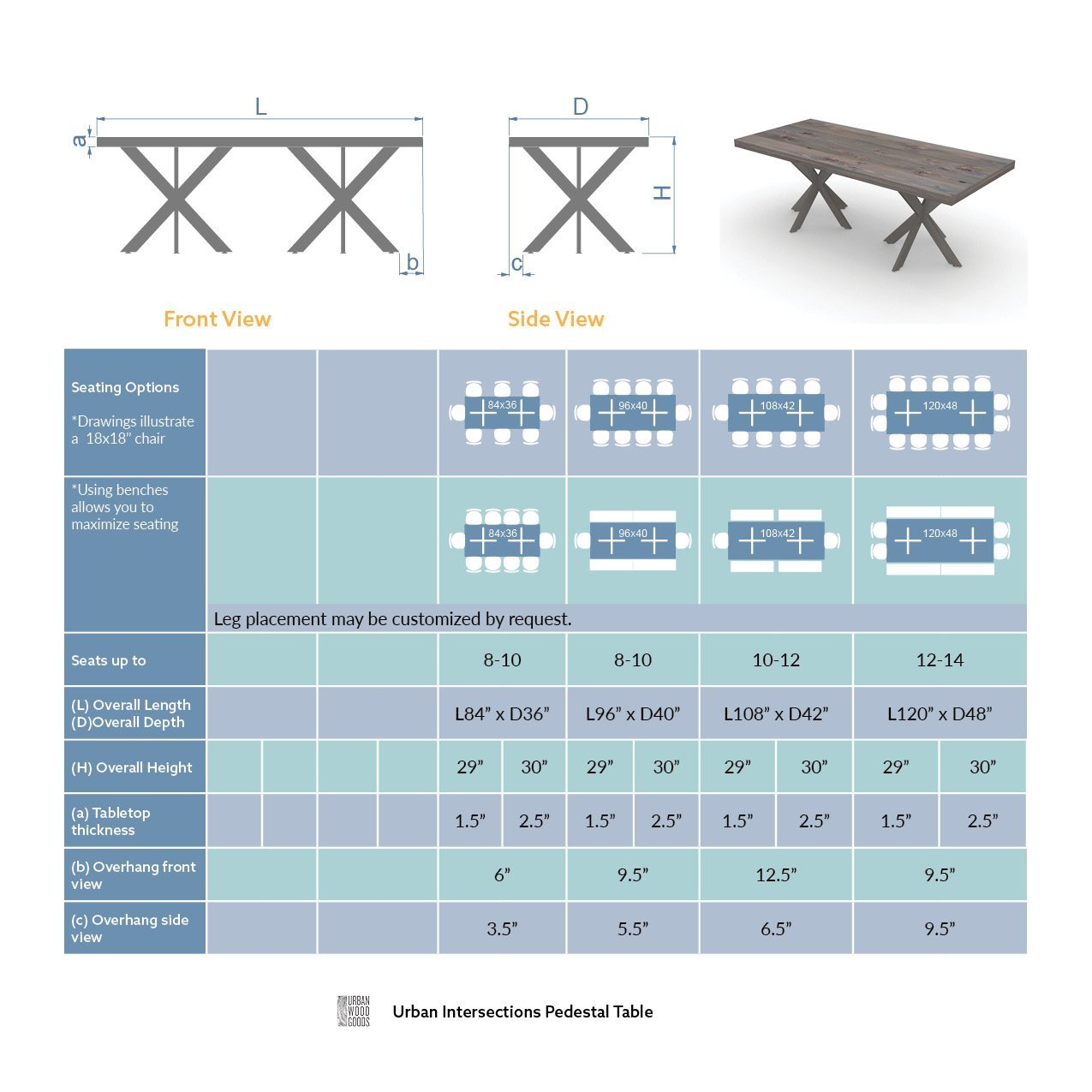 Conference Table (Intersection Base)