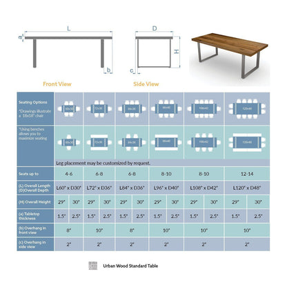 Conference Table (U-Shaped Legs)